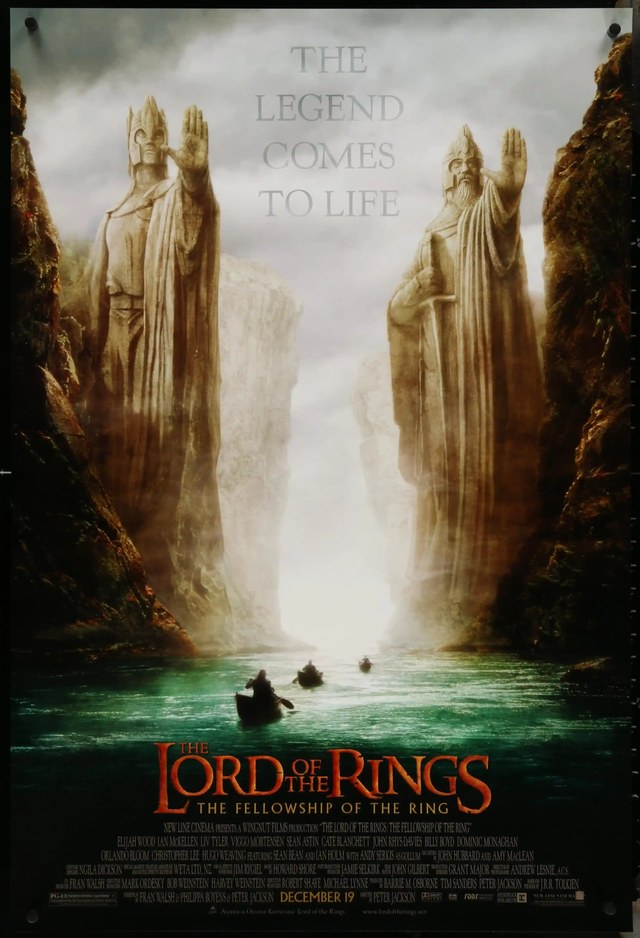 The Lord of the Rings: The Fellowship of the Ring (2001) theatrical poster