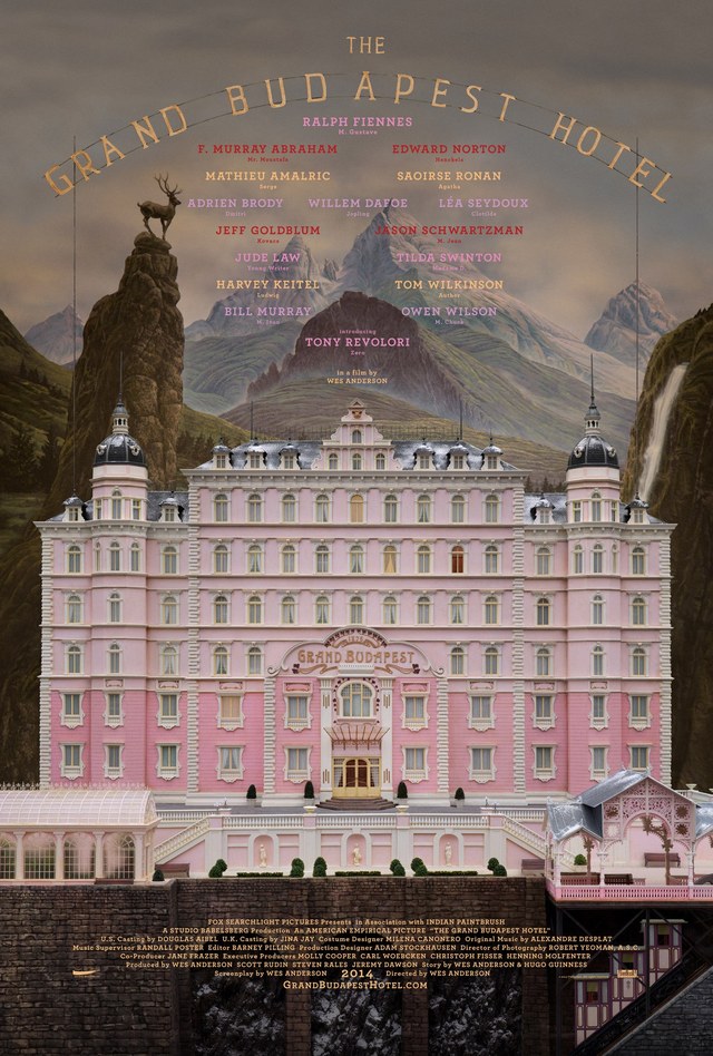The Grand Budapest Hotel (2014) theatrical poster